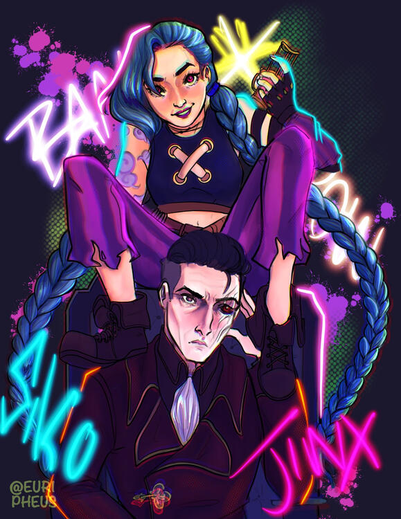 Arcane - Jinx and Silco